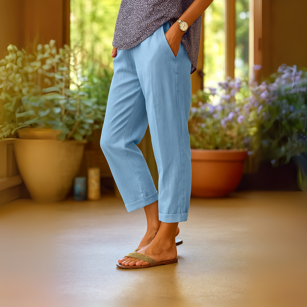 Hana - Lightweight Ankle Trousers