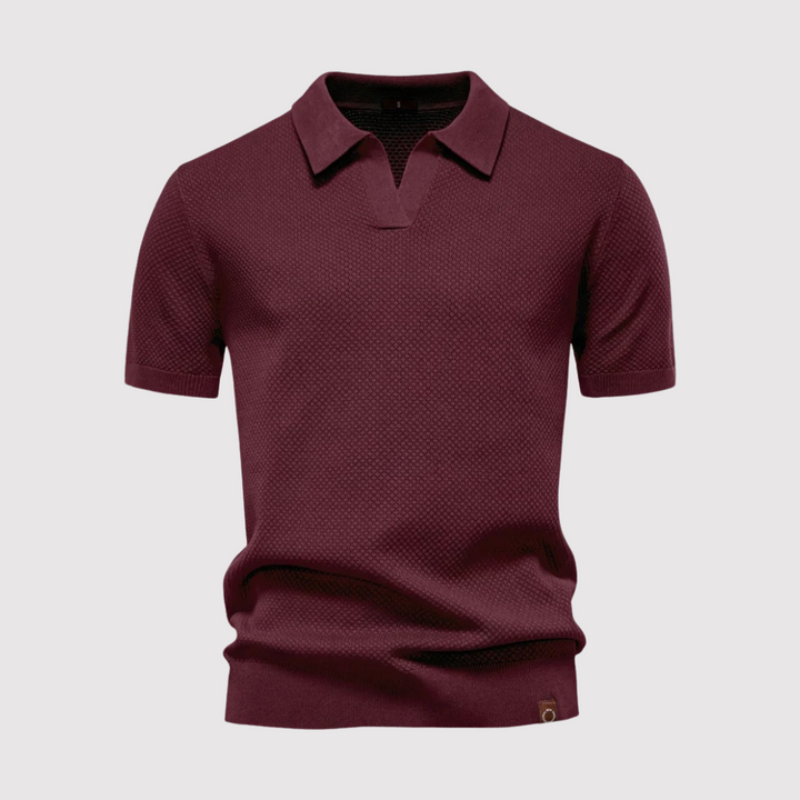 Ethan – Luxury Button-less Polo Shirt
