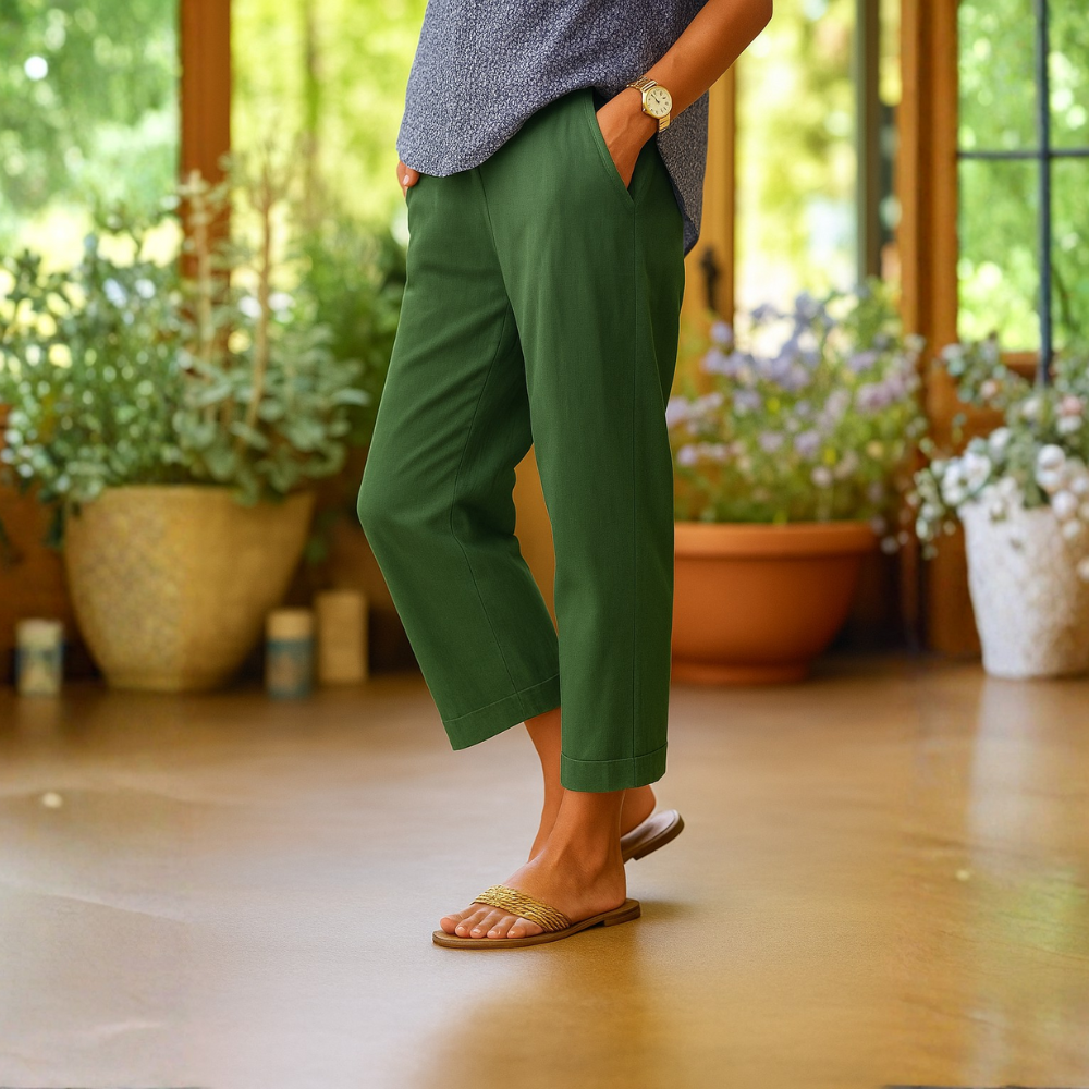 Hana - Lightweight Ankle Trousers