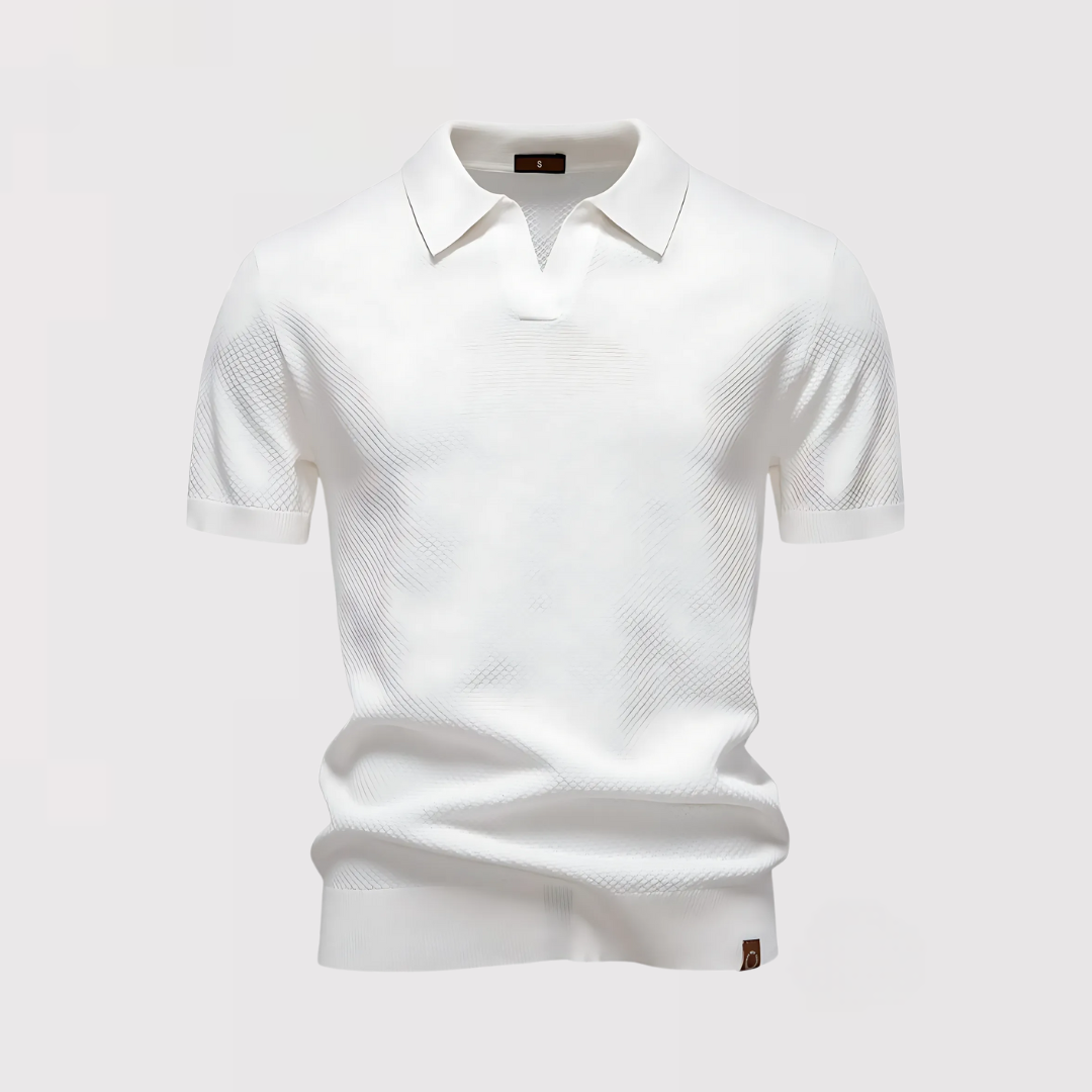 Ethan – Luxury Button-less Polo Shirt
