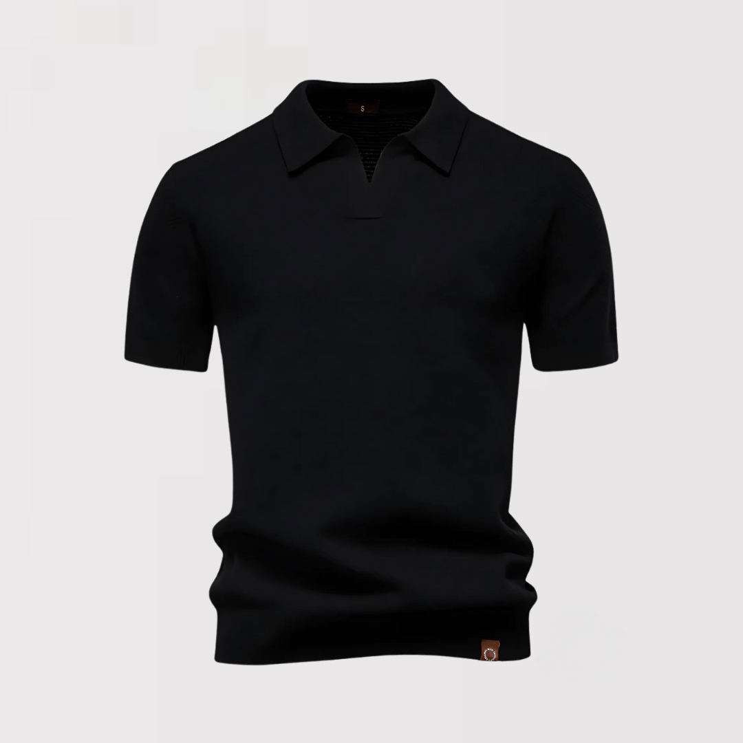 Ethan – Luxury Button-less Polo Shirt